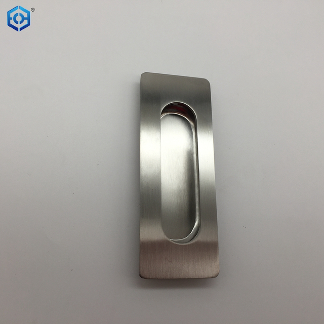 Silver Square Type Stainless Steel Concealed Flush Pull Handles