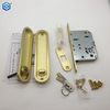Zamak Satin Nickel Finish Privacy Sliding Door Lock