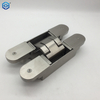 160mm Solid Stainless Steel Heavy Duty Invisible Hinge 180 Degree Swing Concealed Hinge 3 Way Adjustable Butt Hinge
