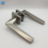 Satin Nickel Geometric Interlacing Zinc Alloy Door Handle