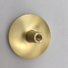 Brass Single Hole Pull Wardrobe Cabinets Handles Leather Knob