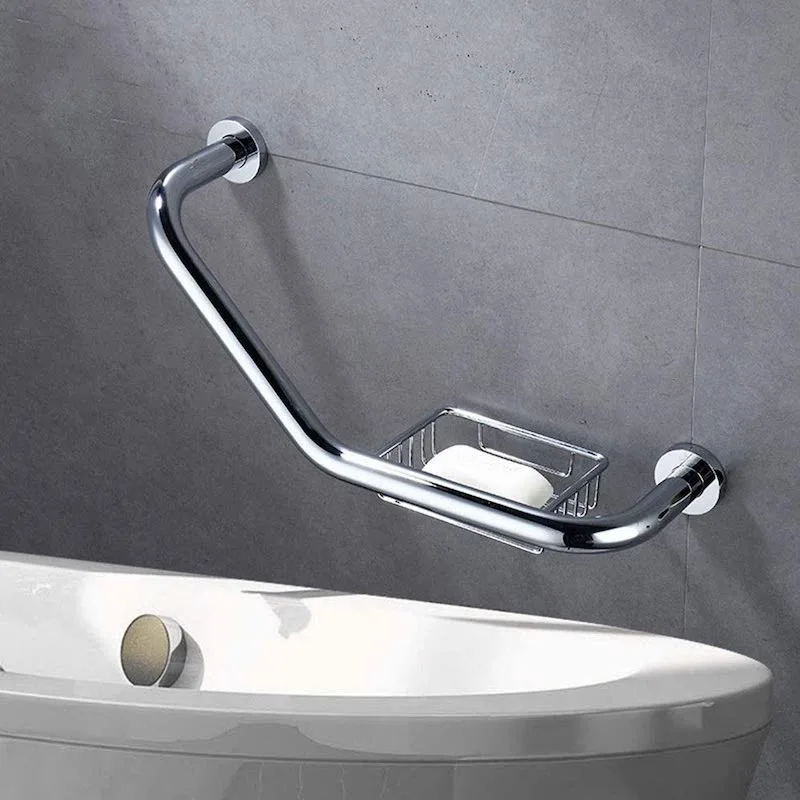 Customized 16 Inches Bathroom 304 Stainless Steel Safety Grab Rail Disabled Toilet Safety Handrail Grab Bar