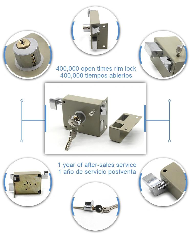 horizontal rim lock