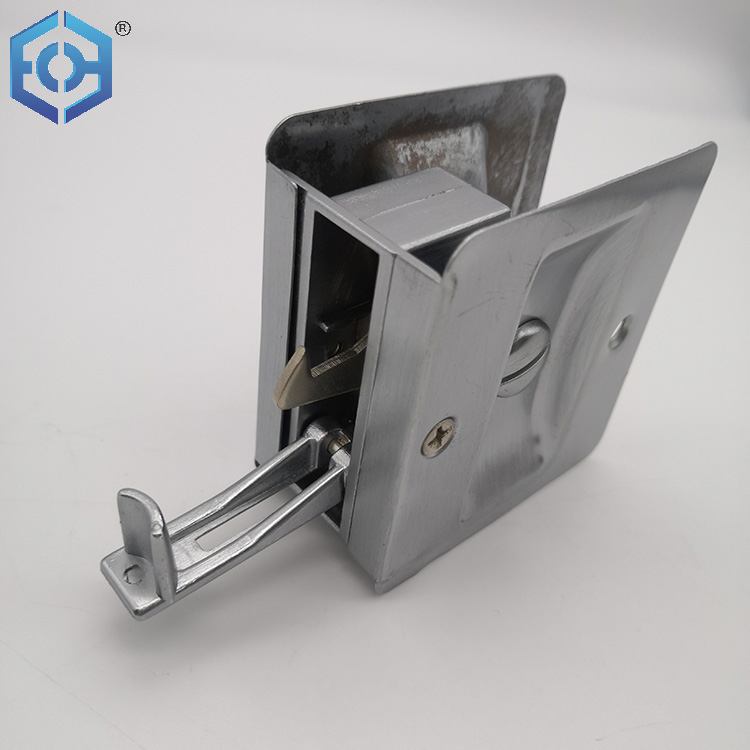 pocket door bathroom lock
