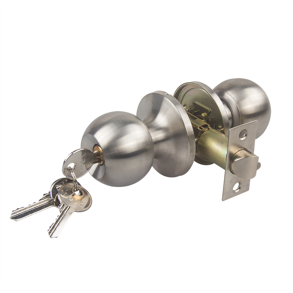 Stainless Steel High Security Lock Ball Door Knob Lockset