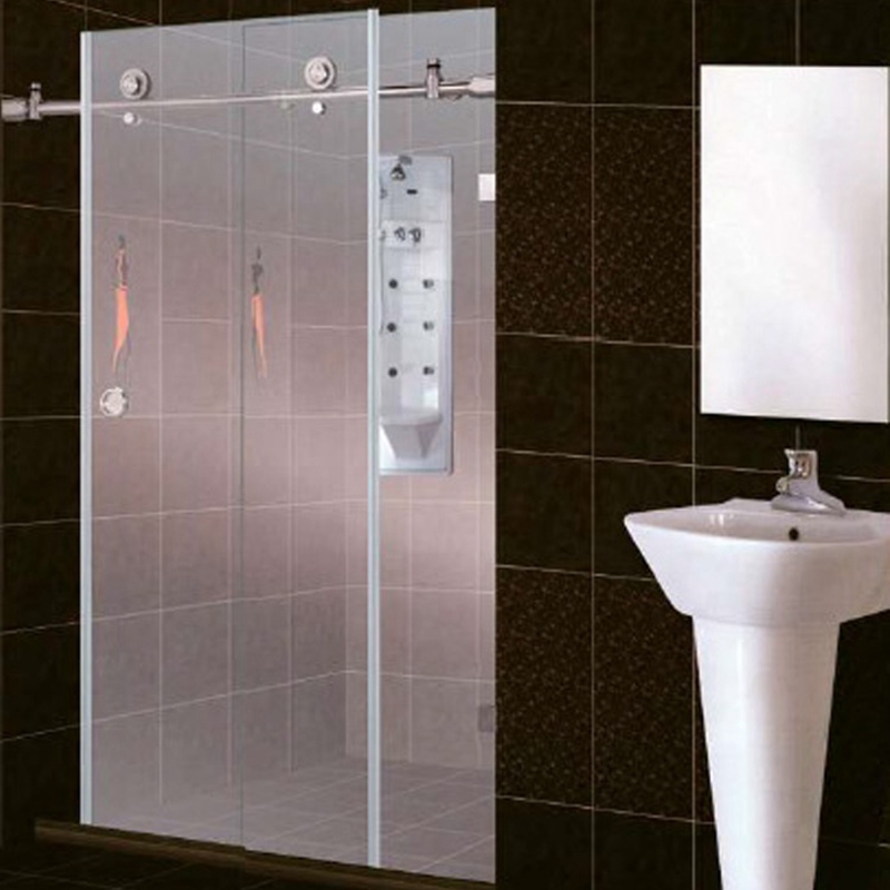  Home use automatic sliding glass door for Shower room