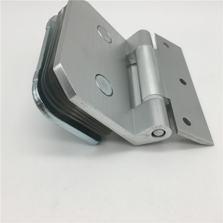 Silver Small Size glass door hinge