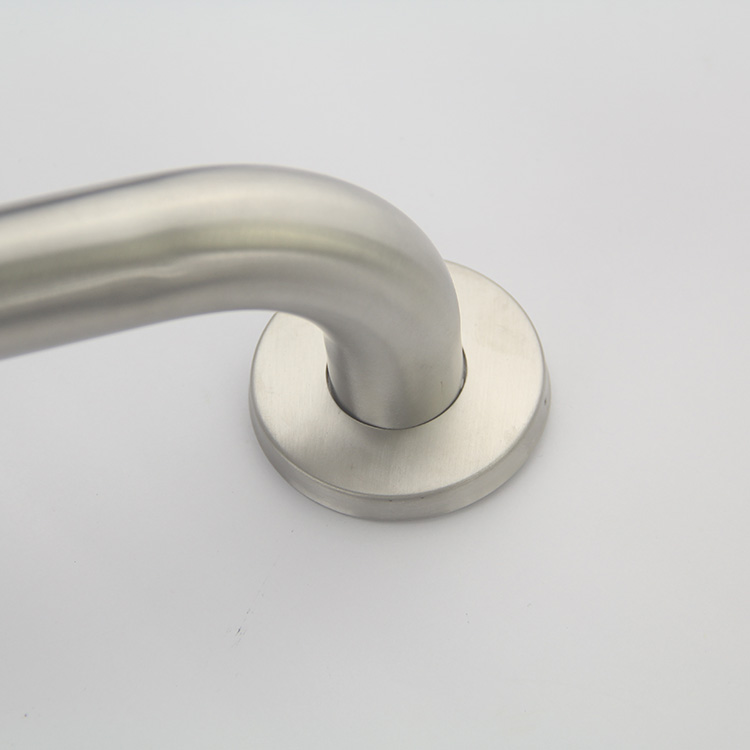 Brushed Nickel Stainless Steel Safety Bathroom Wall Mounted Shower 130 Angled Grab Bar
