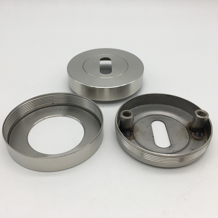 lever handles on backplate