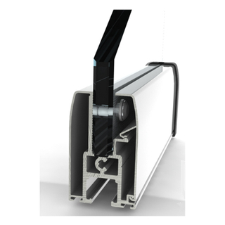 Frameless Folding Sliding Door Clamps Double Folding Door Hinges