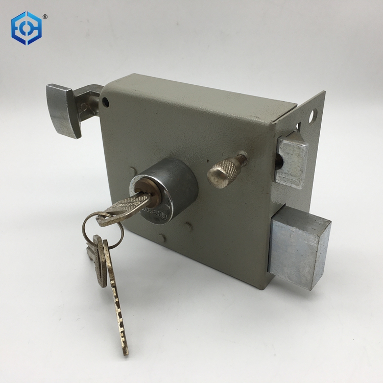 China Brass Double Cylinder Steel Rim Lock