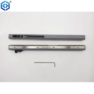 Barn Door Soft Close Mechanism Adjustable Tension Spring Buffer Damper Hole-Free Drilling Perfect for Silver Round Track 