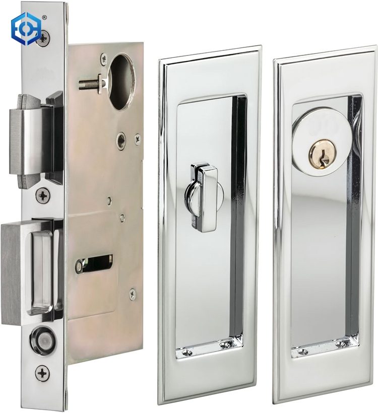 round pocket door latch