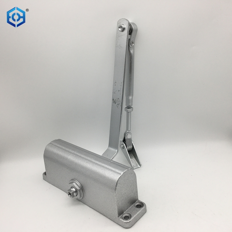 Automatic Door Closer Hold Open Spring Hydraulic Door Closure Aluminum Alloy Body for Residential
