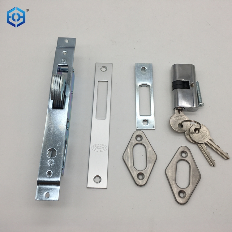 hidden sliding door lock