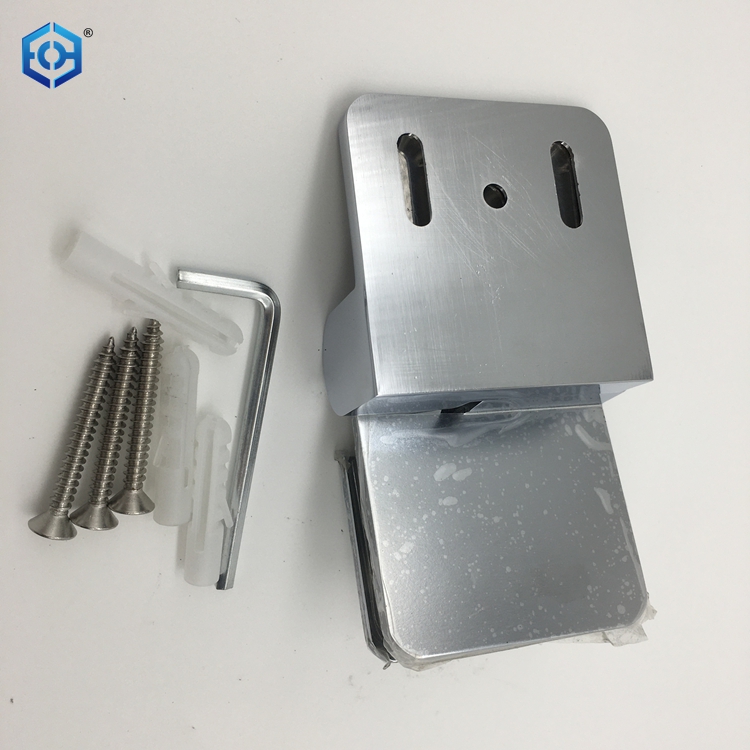 glass door pivot hinge polished chrome