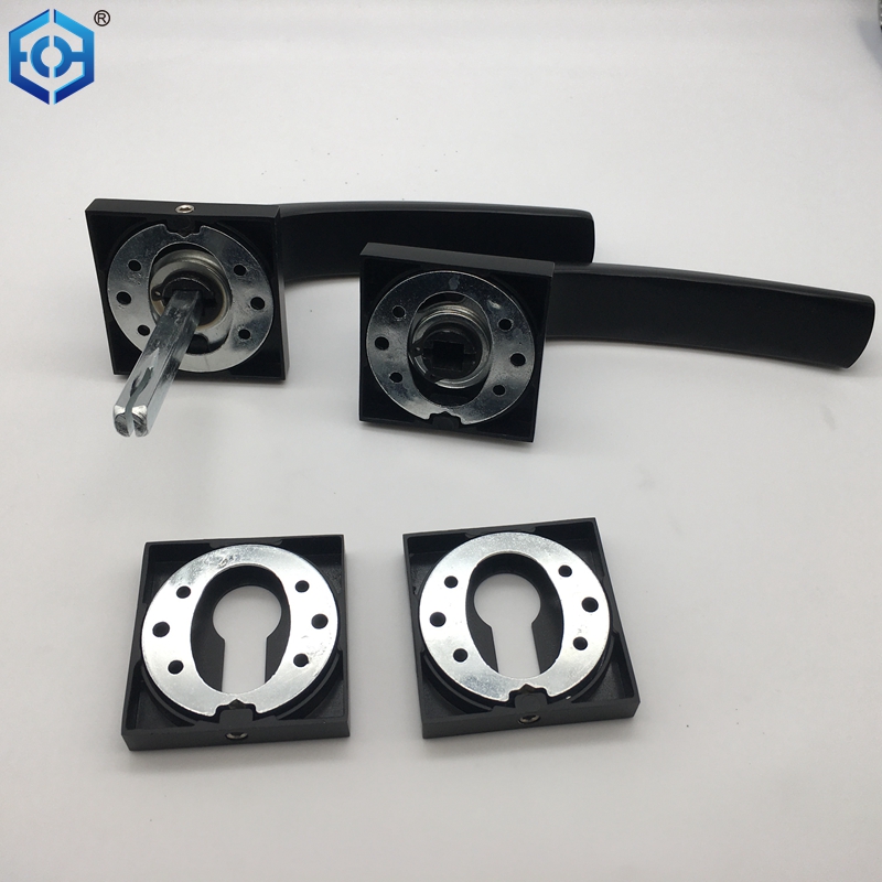 matt black door handles