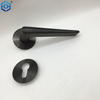  Black Magnetic Silent Room Door Levers Door Handle For Bedroom Or Bathroom 