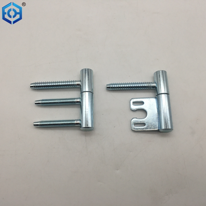 SN-TEC Standard Silver Light Nickel-Plated Door Hinge for Wooden Doors with Steel Frames 