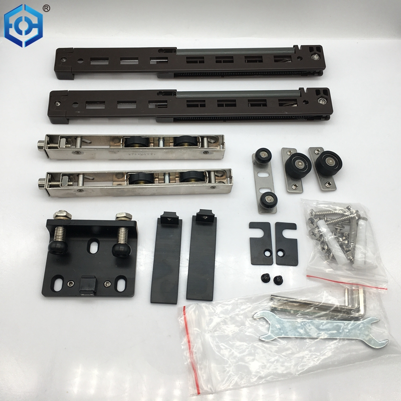 Ghost Track Concealed Hidden Sliding Laminate Door Hardware