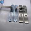 Stainless Steel Bathroom Swing Door Lock Handle Double Sided Long Plate Type Door Handle