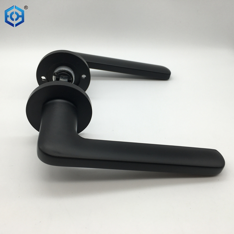 Black Easy To Install Aluminum Door Handles And Locks