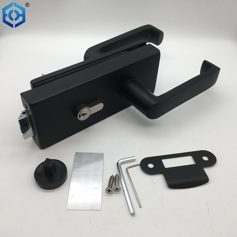 Double Side Glass Door Aluminum Or Stainless Steel 304 Door Lock with