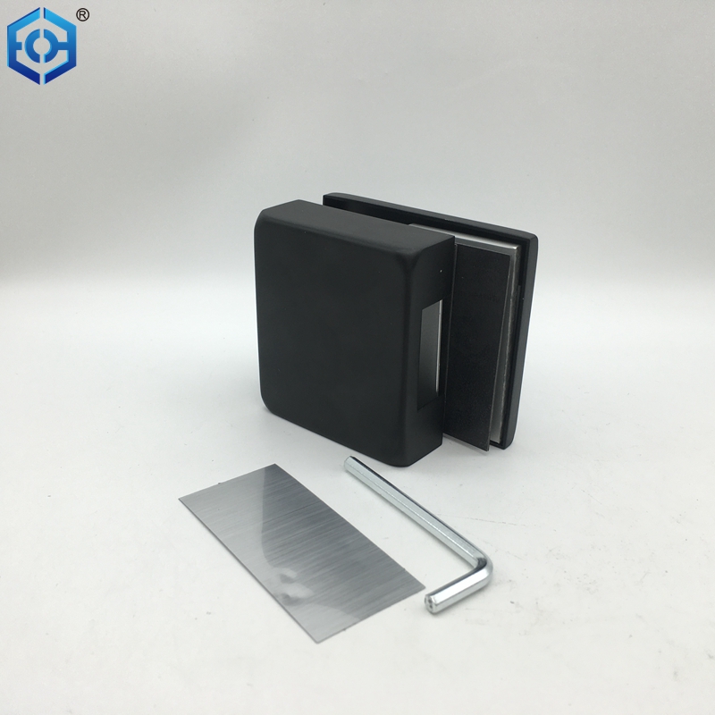 Square Aluminum Or Stainless Steel Strike Box for Office Glass Door Lock