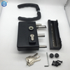 Black Stainless Steel Small Surface Mounted Ornamental Palisade Gate Lock