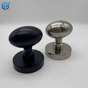 Passage Interior Door Knob Single Or Double Side Zinc Alloy Keyless Round Doorknob Lock