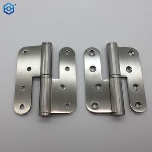 Door Hinges Stainless Steel Hinges 4 Inch Stainless Steel Rounded Detachable Hinge L Shaped Arc Hinge