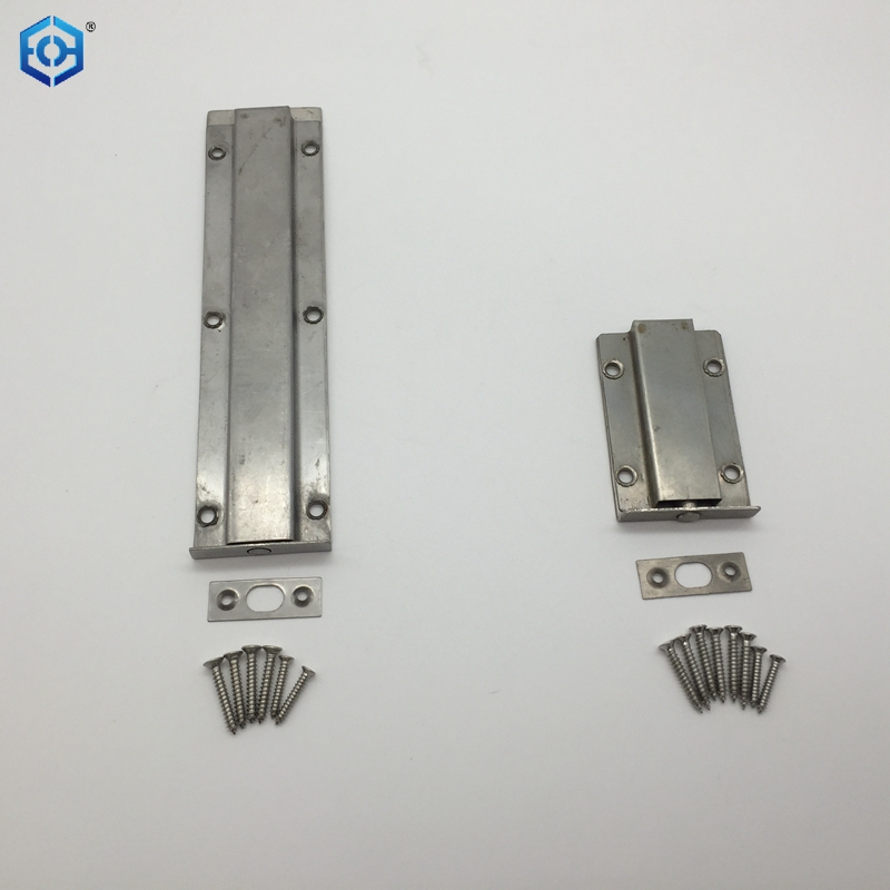 Double Door Flush Bolt Stainless Steel Security Door Lock Easy To Install Bathroom