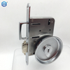Chrome Zinc Alloy Big Round Panel Pocket Sliding Door Lock