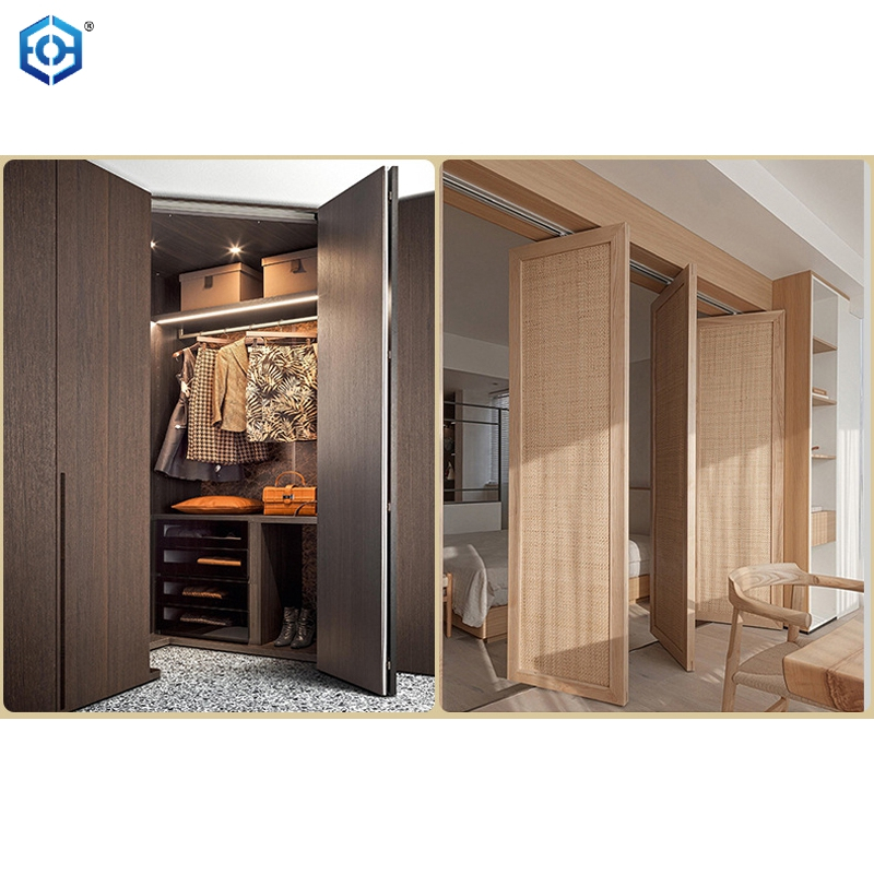 Folding Door Pulley Sliding Doors Hanging Wheel for Active Wall Partition Silent High Load-bearing 100kg