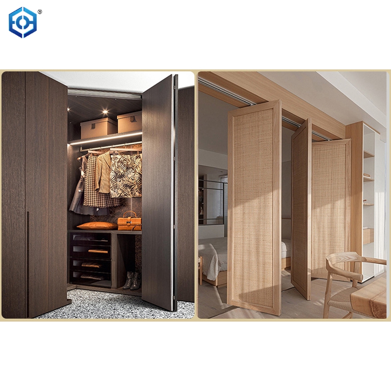 Folding Door Pulley Sliding Doors Hanging Wheel for Active Wall Partition Silent High Load-bearing 100kg