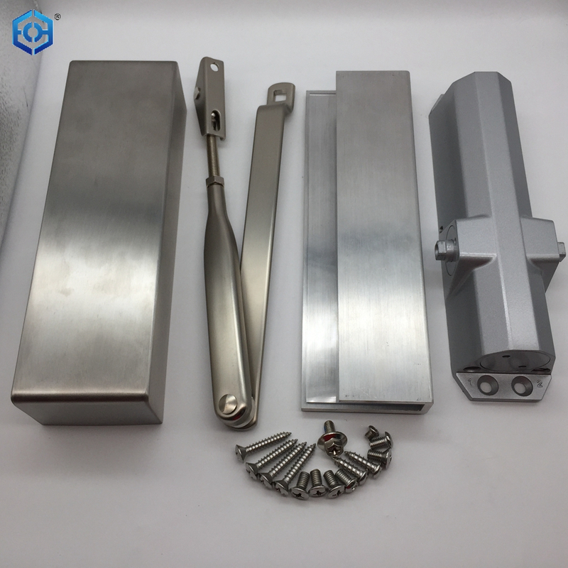 Stainless Steel Hydraulic Double Cylinder Glass Door Hinge Floor Spring Door Closer