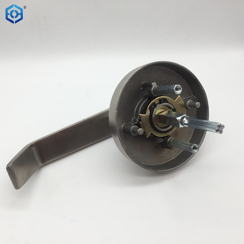 Stainless Steel Commercial Emergency Exit Door Push Bar with Exterior Lever And 3 Keys