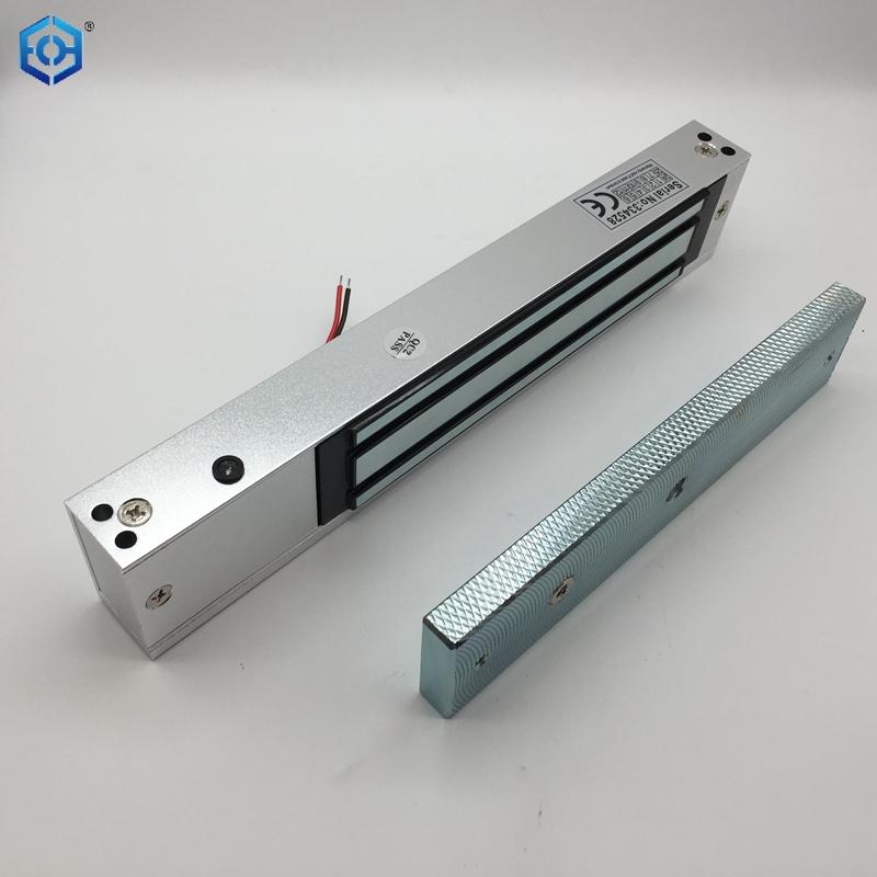 Commercial Electromagnetic Lock 280KG 600 LBS Magnetic Holding Force 12V LED Indicator Durable NO/NC Closed Options Mag Lock