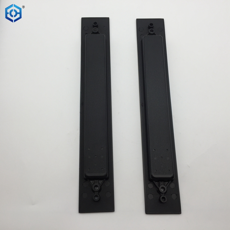 Black Zinc Alloy Long Sliding Concealed Door Flush Pull Handle