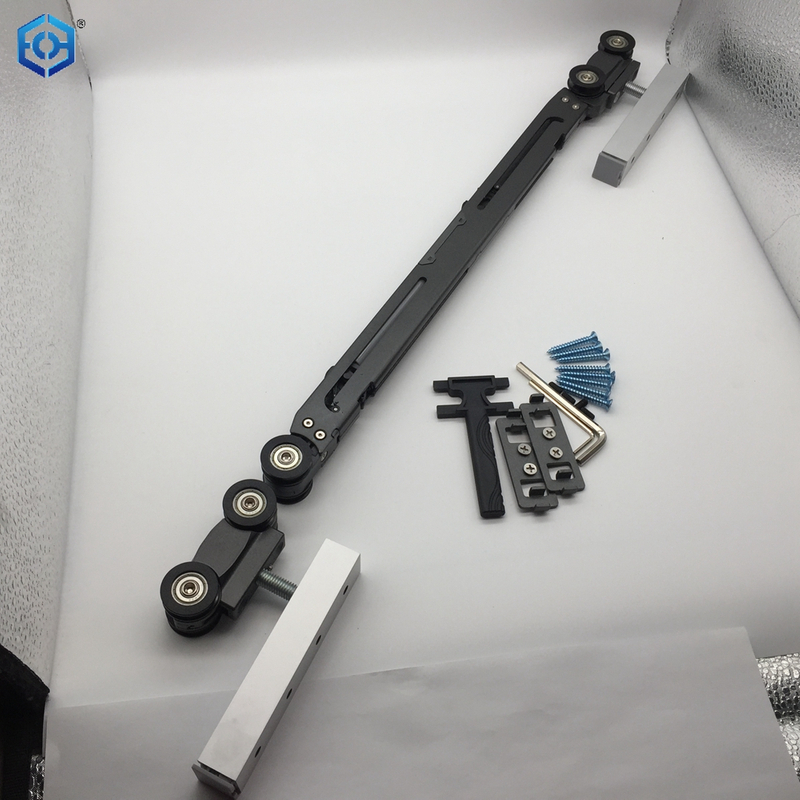 Metal And Plastic Soft Close Heavy Duty Sliding Door Roller for 60- 120kg Wooden Door