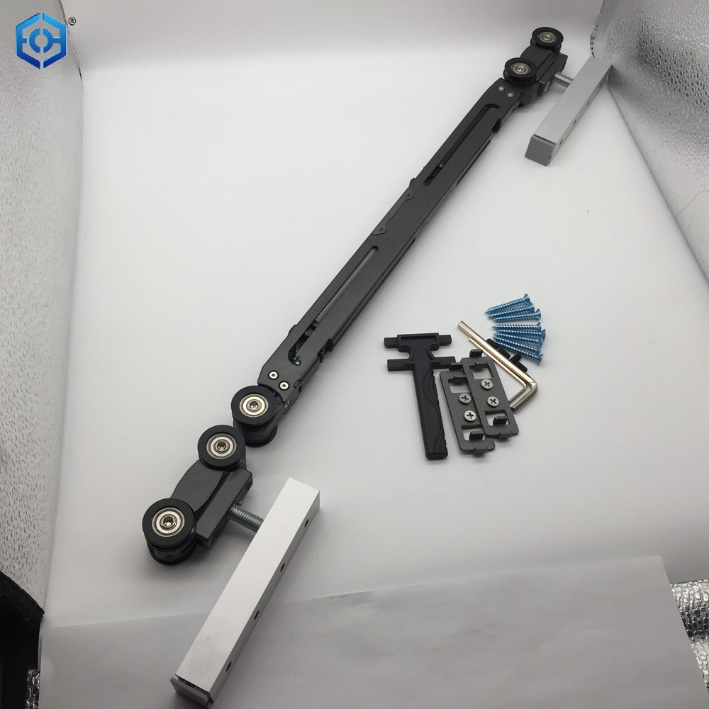 Metal And Plastic Soft Close Heavy Duty Sliding Door Roller for 60- 120kg Wooden Door
