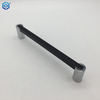Square Black And Chrome Brass Cabinet Handle Kitchen Drawer Pulls