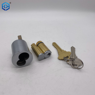 Brass Interchangeable Removable Large 8-shaped American Standard LFIC Large Format IC Core Lock Cylinder