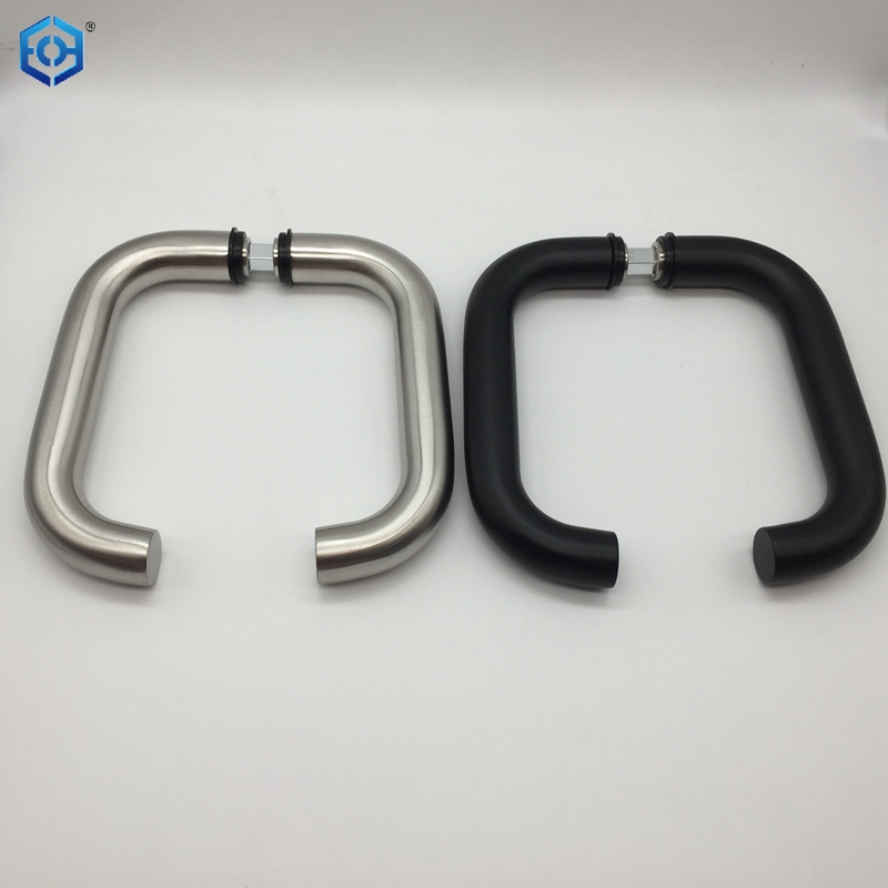 SSS Or Black Stainless Steel Door Handle for Narrow Aluminum Frame Door