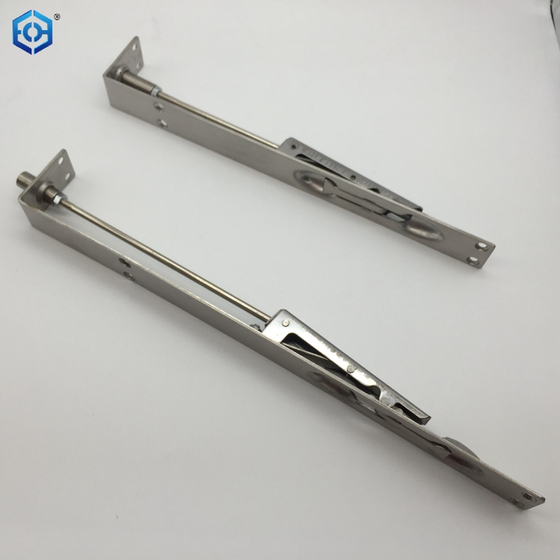 Lever Action Flush Bolt for French Doors 300 X 25mm Satin Stainless Steel