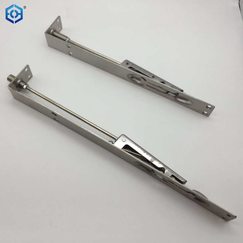 Lever Action Flush Bolt for French Doors 300 X 25mm Satin Stainless Steel