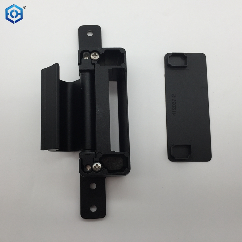 Black 105 Degree Adjustable Alloy Concealed Door Hinge for Aluminum Frame Door