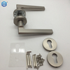  The Beauty Of Geometry Satin Nickel Zinc Alloy Interior Door Handles