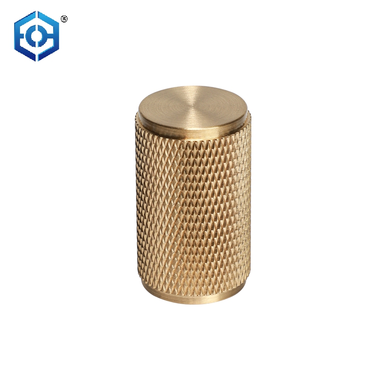 Solid Brass Knobs Zinc Alloy Knob Wardrobe Furniture Knurled Door Knob