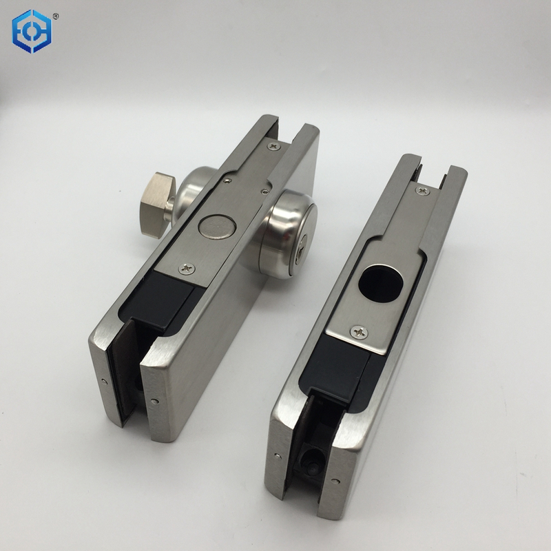 Stainless Steel Bottom Lock Patch Fitting For 3/4" Glass